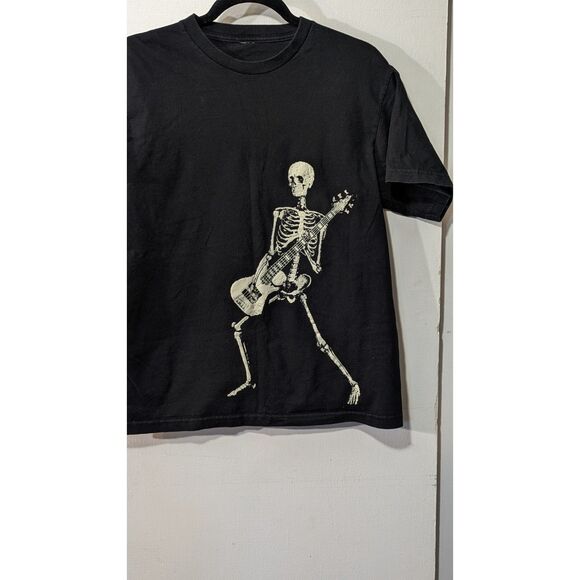 Unbranded Other - Glow in the Dark guitar playing Skeleton T-shirt KIDS